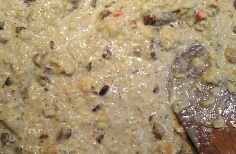 Risotto z kurczakiem i grzybami