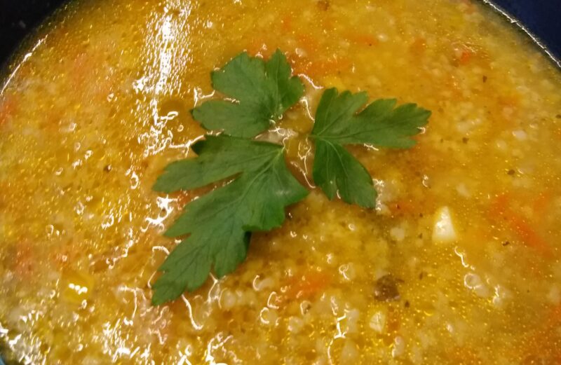 Krupnik z kaszy jęczmiennej