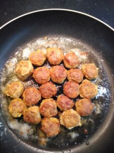 Klopsiki po koreańsku - pieczenie klopsików