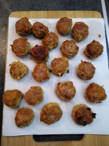 Klopsiki po koreańsku - upieczone klopsiki