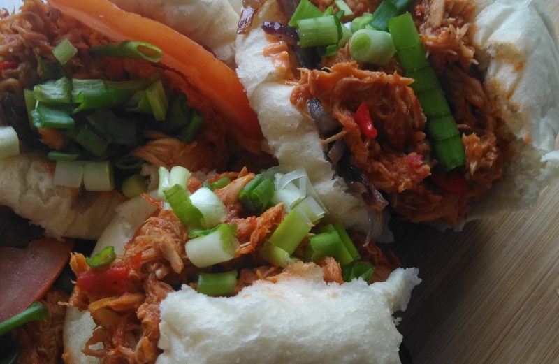 Pyzy z mięsem z rosołu a'la burger