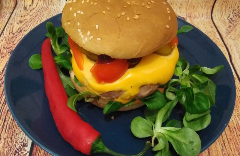 Domowe burgery wołowe