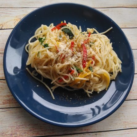 spaghetti aglio, olio e peperoncino