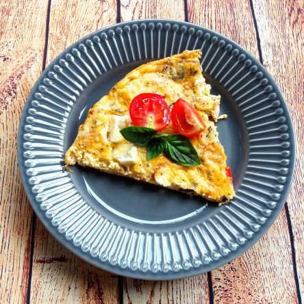 Frittata z serem feta