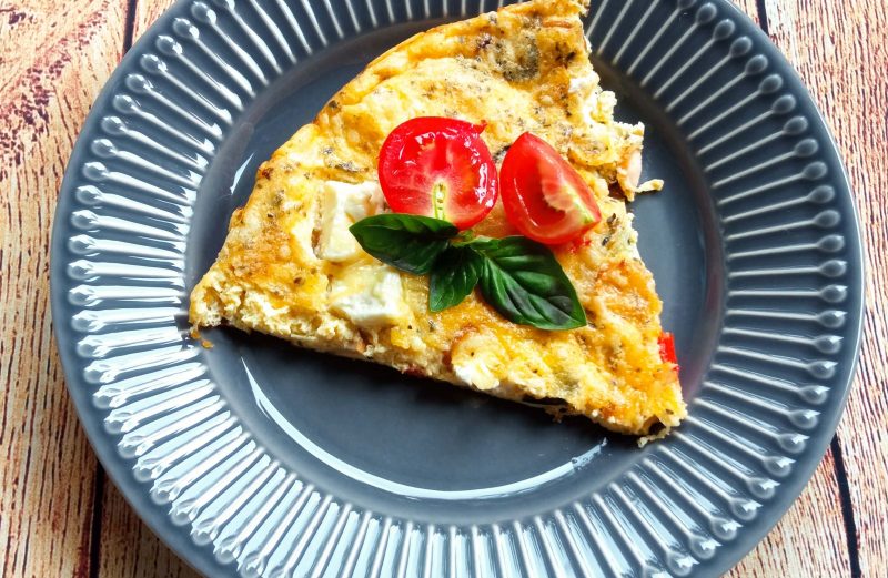 Frittata z serem feta