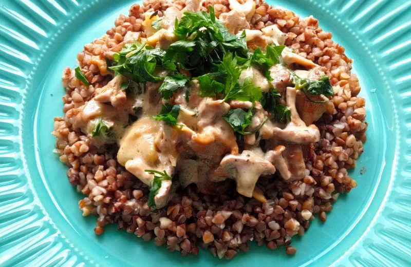 Kurki w kremowym sosie śmietanowym