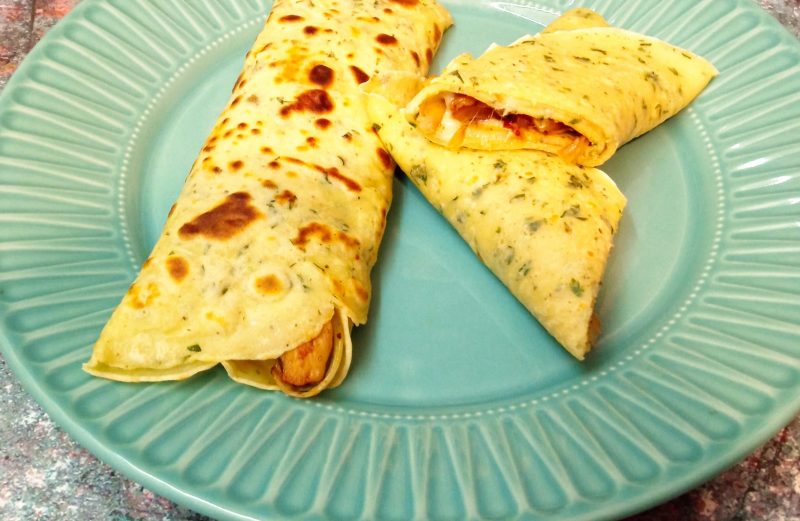 Wytrawne naleśniki z kurczakiem