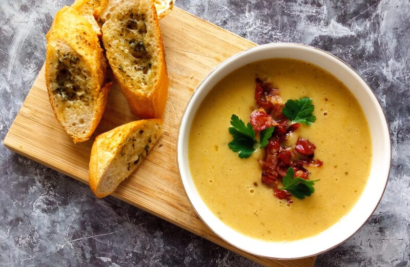 Krem ziemniaczano - porowy