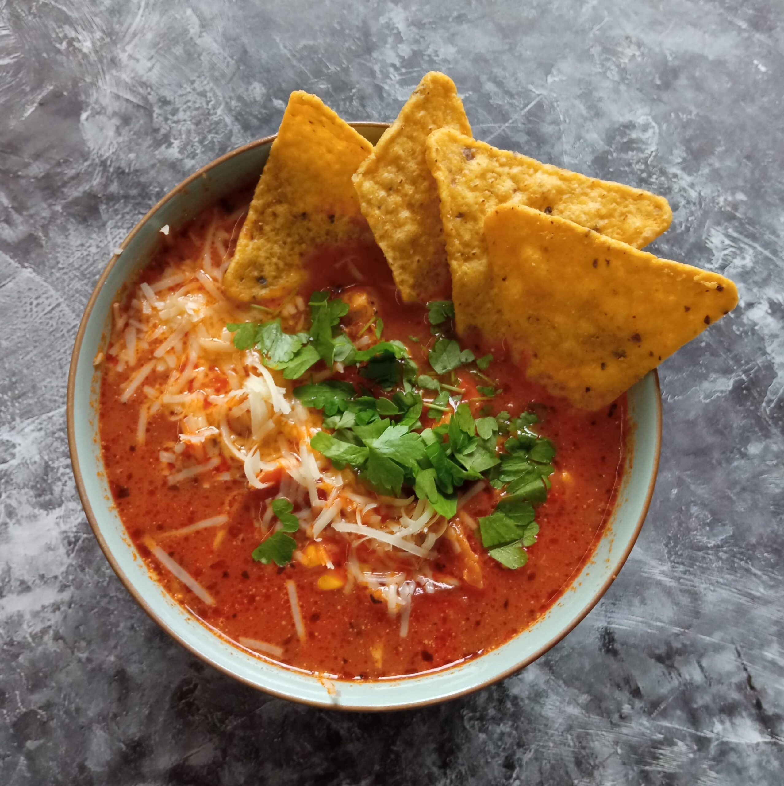 Szybka meksykańska zupa z kurczakiem