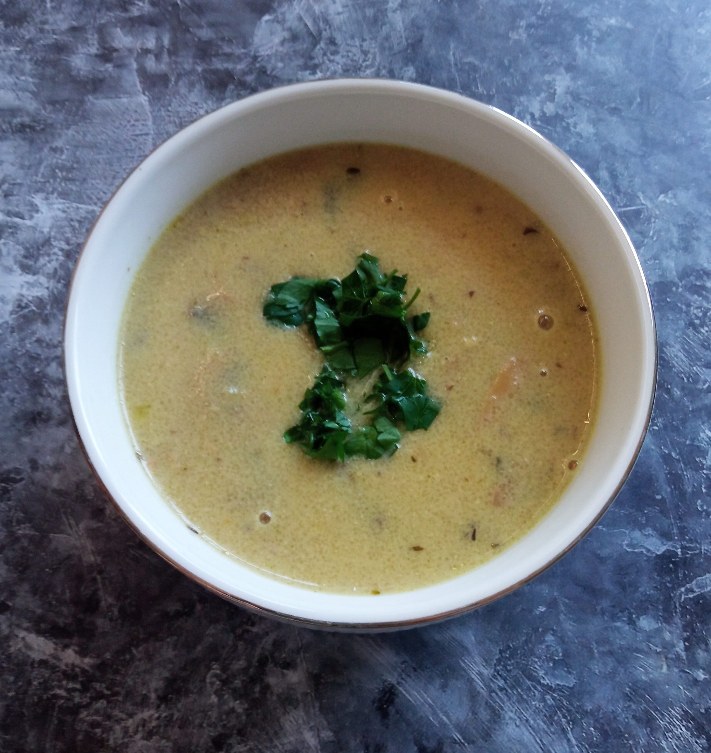 Krem czosnkowo-pieczarkowy