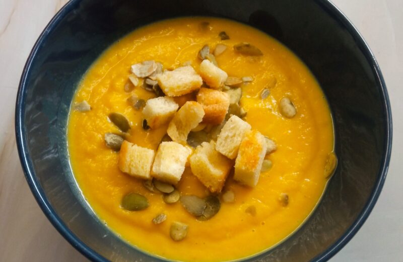 Zupa krem z pieczonej dyni